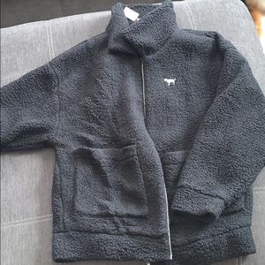 BRAND NEW PINK fleece coat